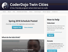 Tablet Screenshot of coderdojotc.org